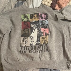 Taylor Swift Gray The Eras Tour Sweatshirt